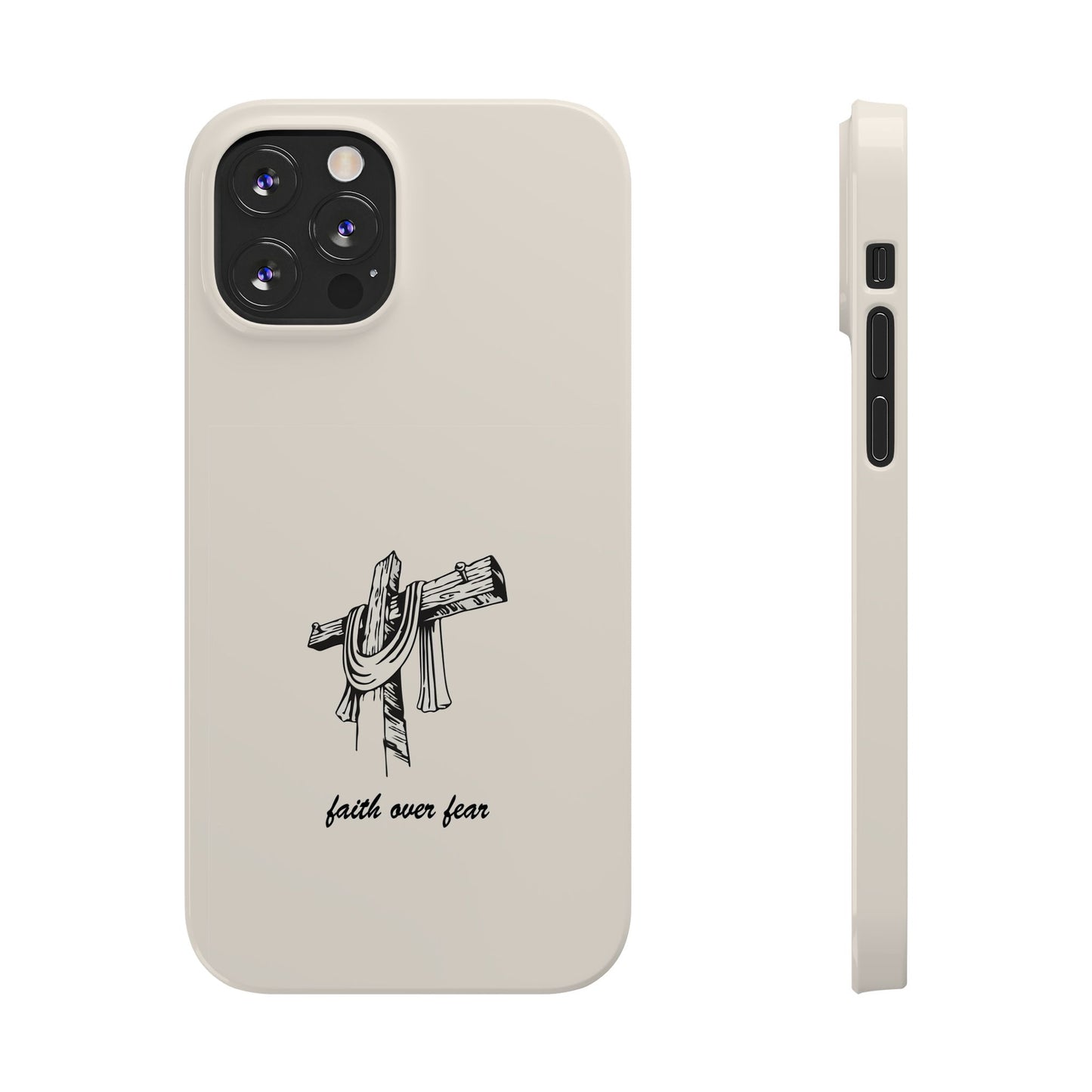 Faith Over Fear: Dual-Layer Phone Case