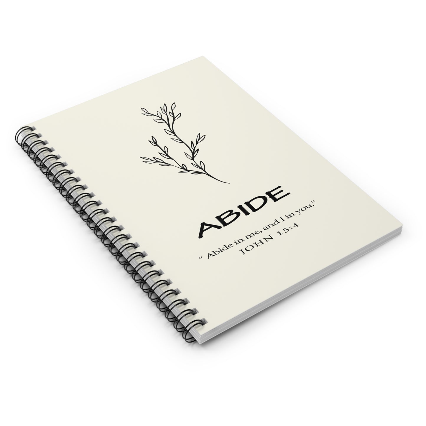 Abide Spiral Notebook - Ruled Line