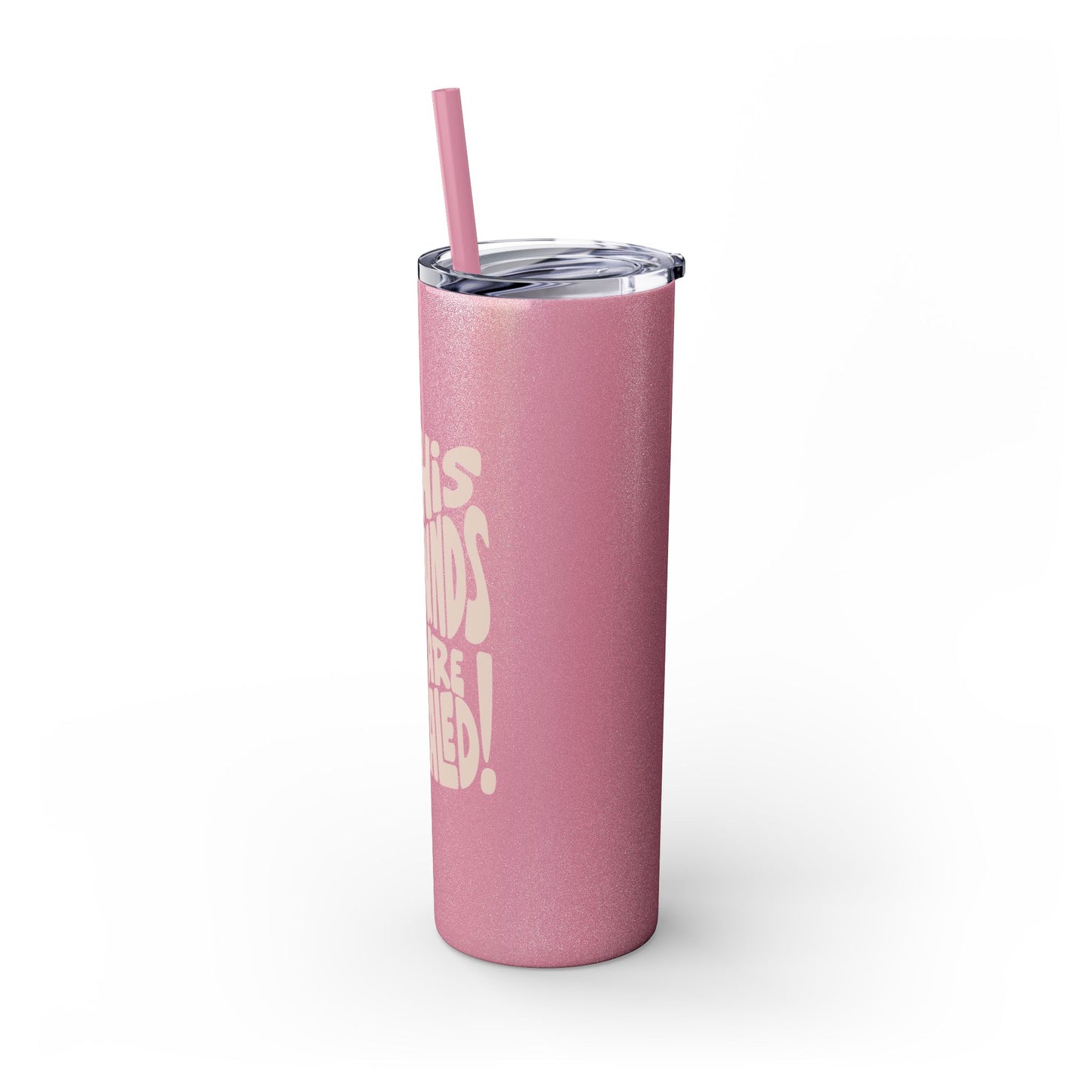 By His Wounds We Are Healed - 20oz Stainless Steel Skinny Tumbler with Straw"
