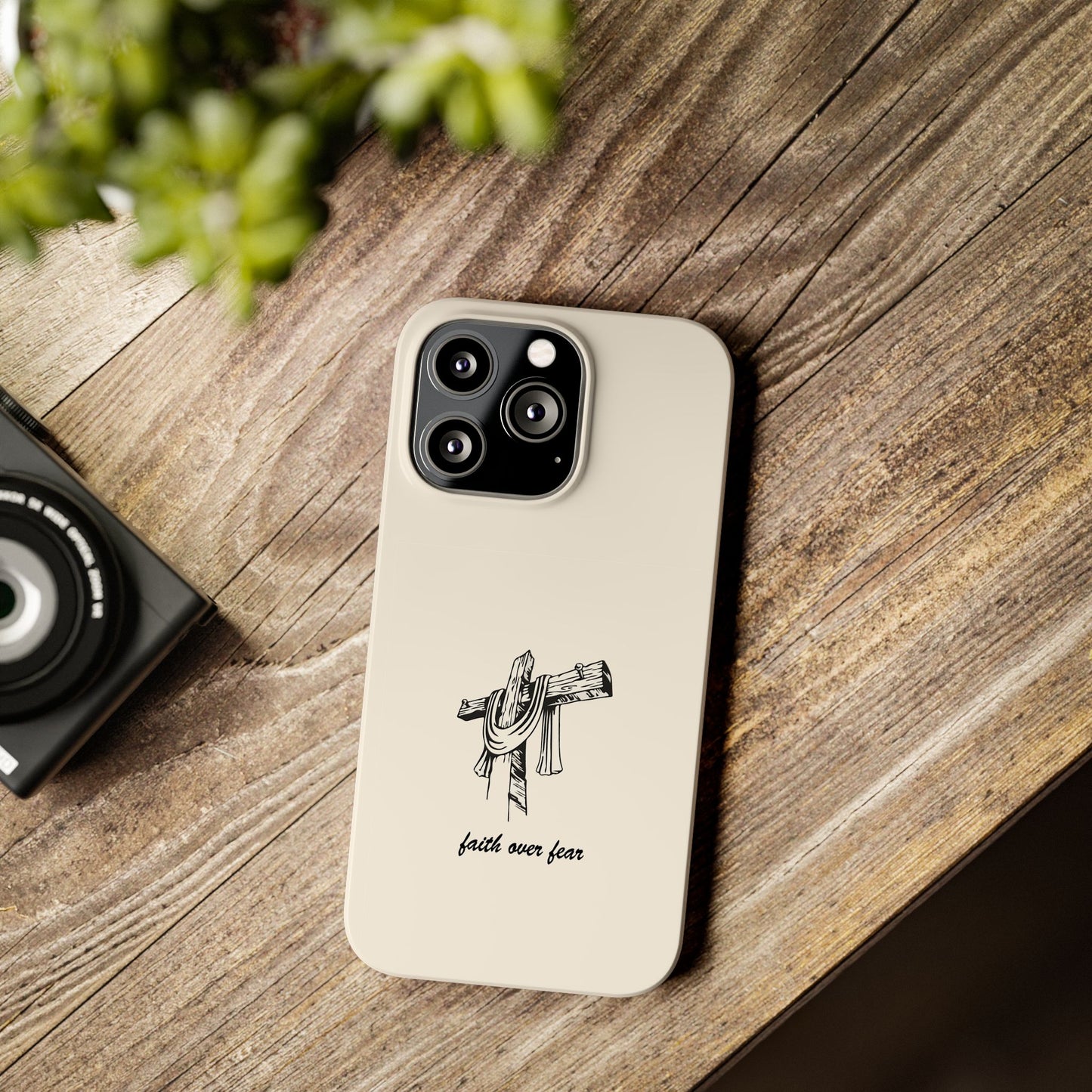 Faith Over Fear: Dual-Layer Phone Case