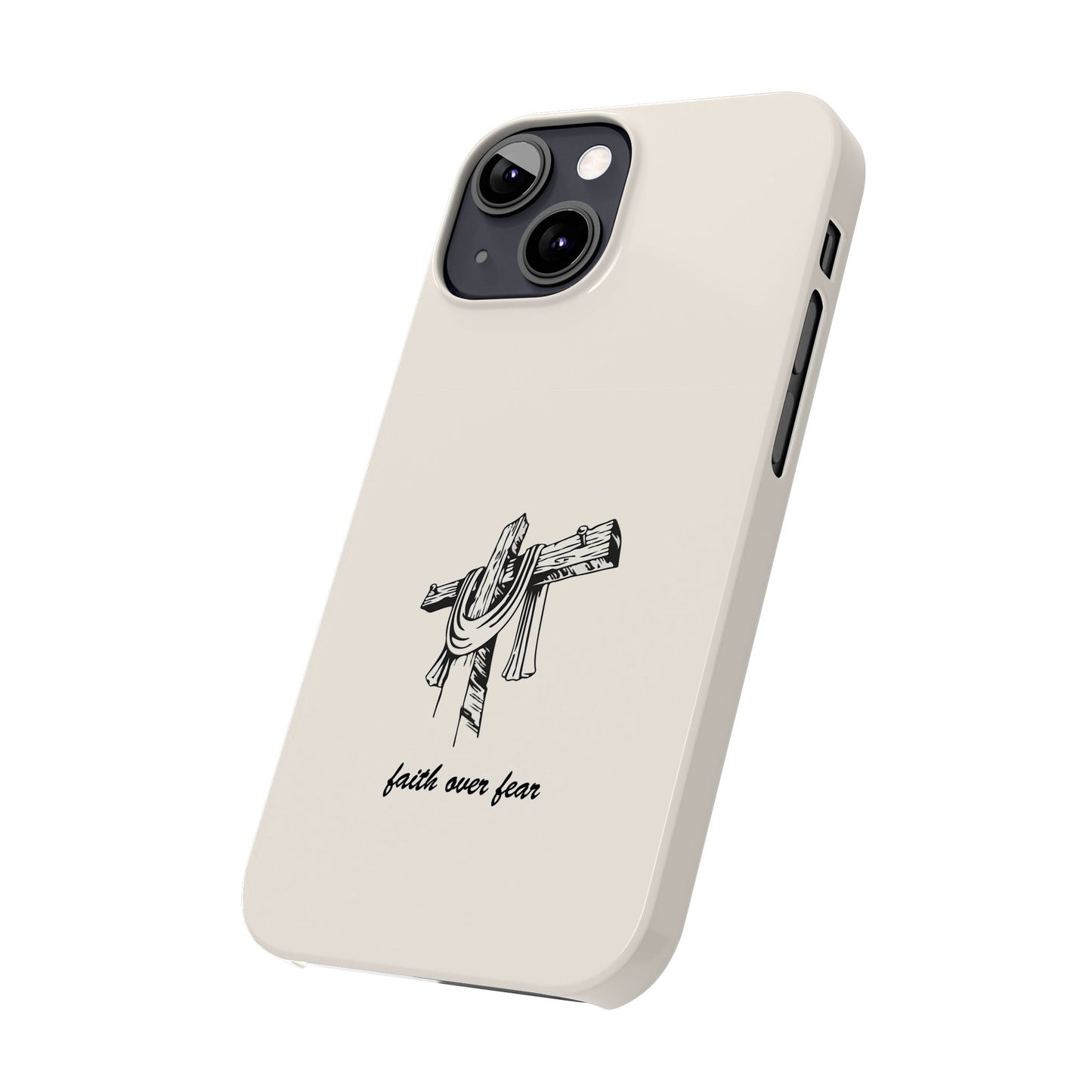 Faith Over Fear: Dual-Layer Phone Case