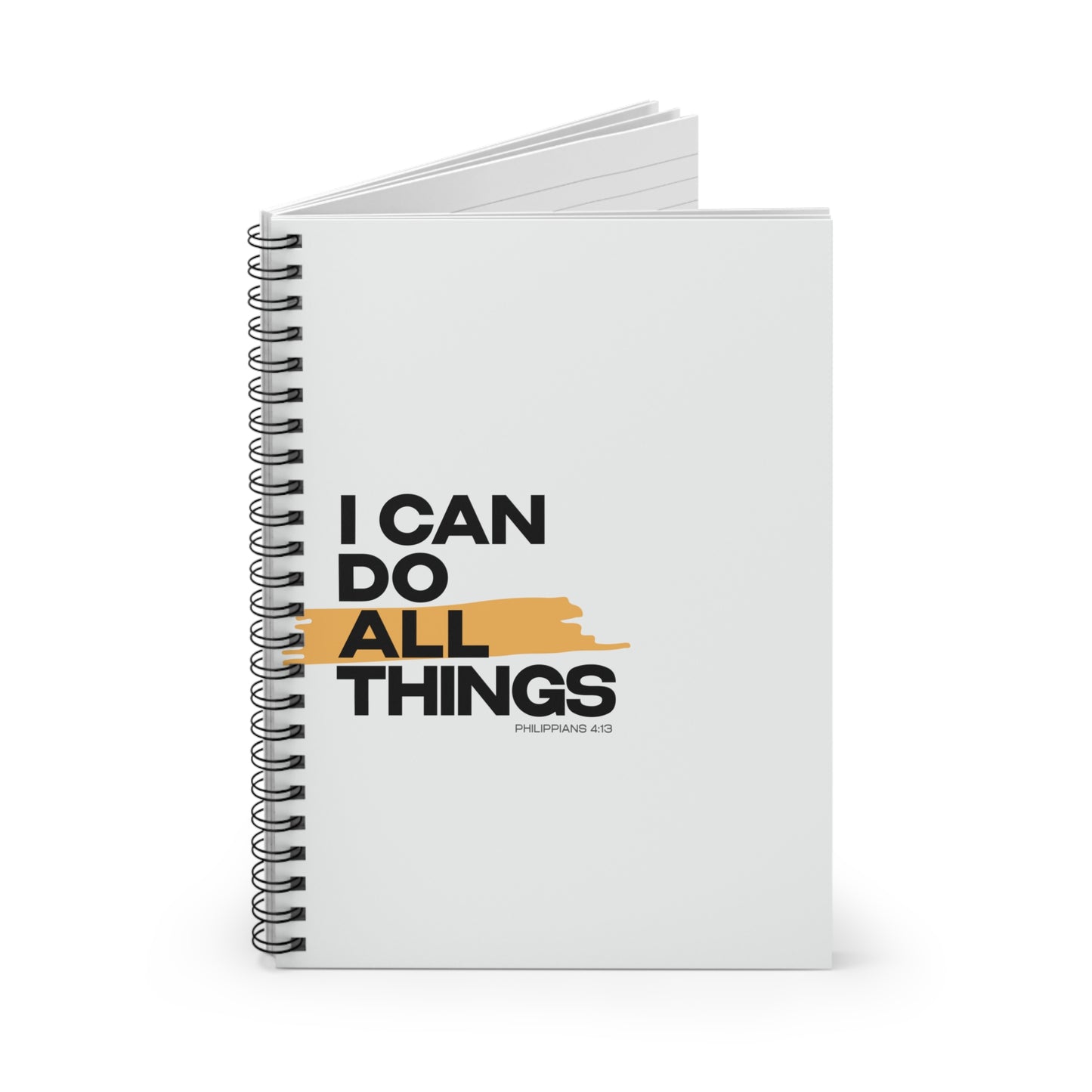 Christian Notebook - I CAN DO ALL THINGS - PHILIPPIANS 4:13