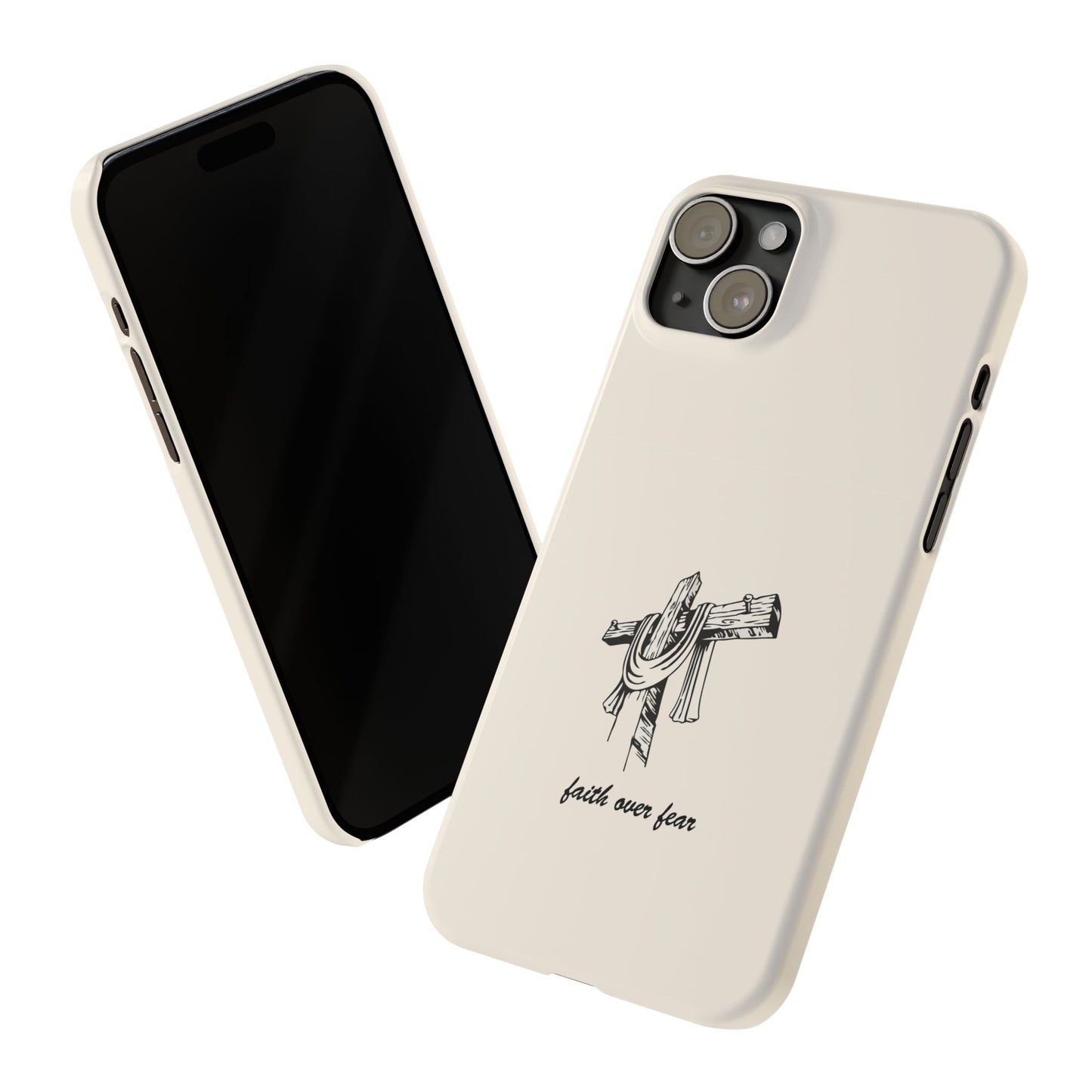Faith Over Fear: Dual-Layer Phone Case