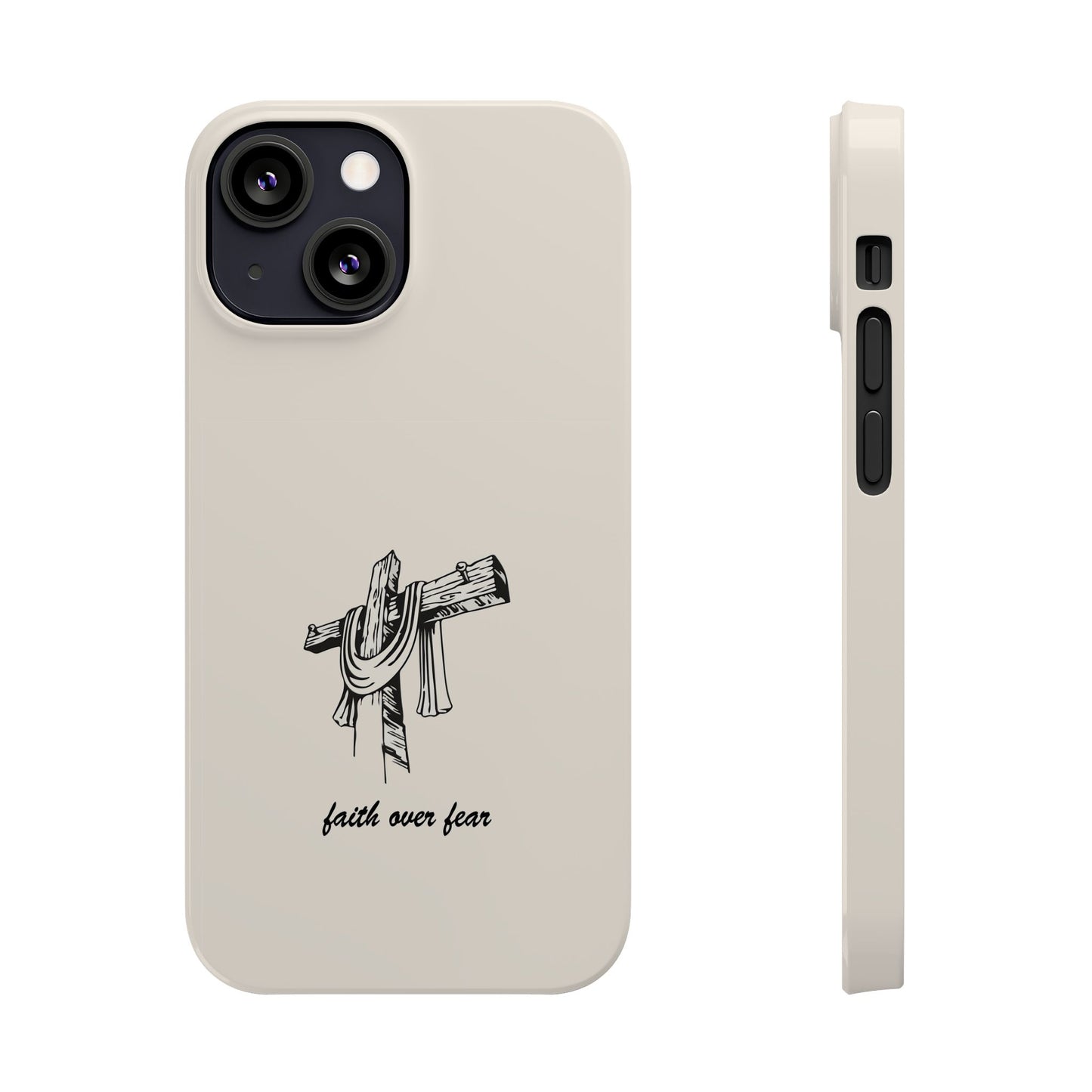 Faith Over Fear: Dual-Layer Phone Case
