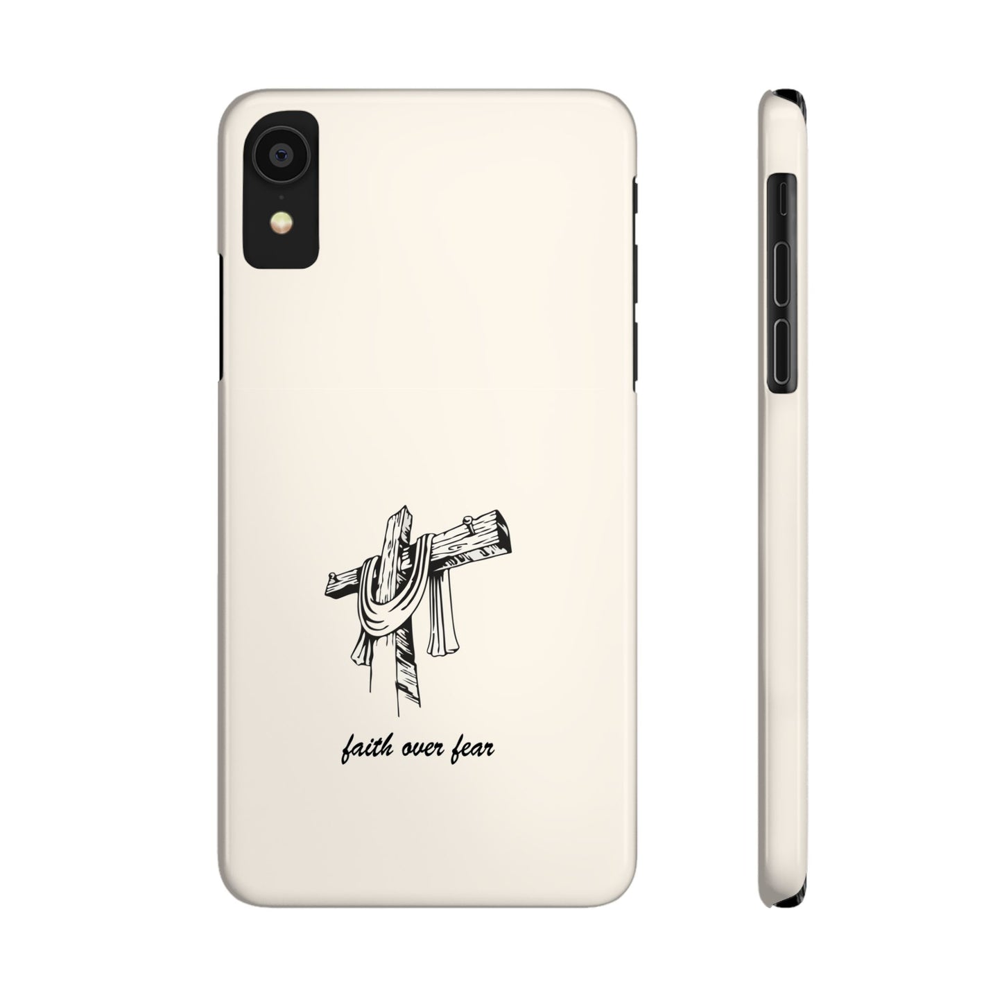 Faith Over Fear: Dual-Layer Phone Case