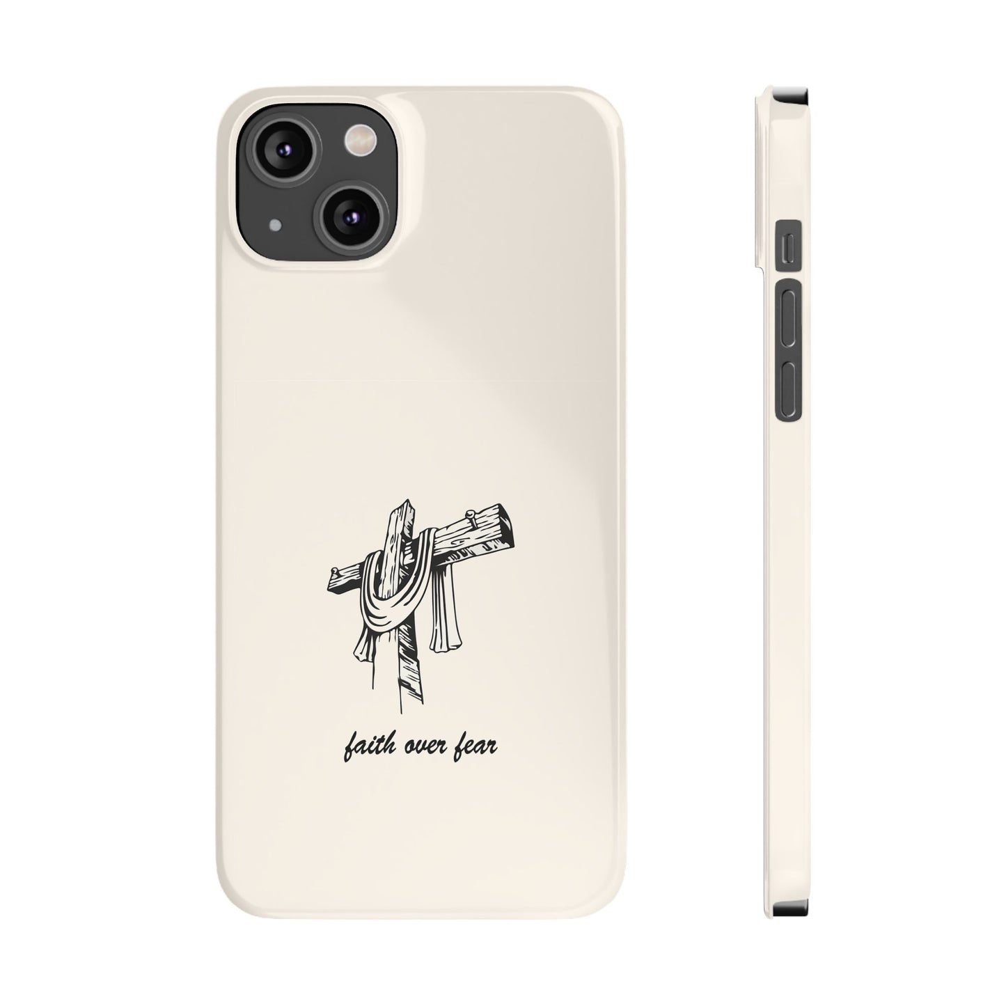 Faith Over Fear: Dual-Layer Phone Case