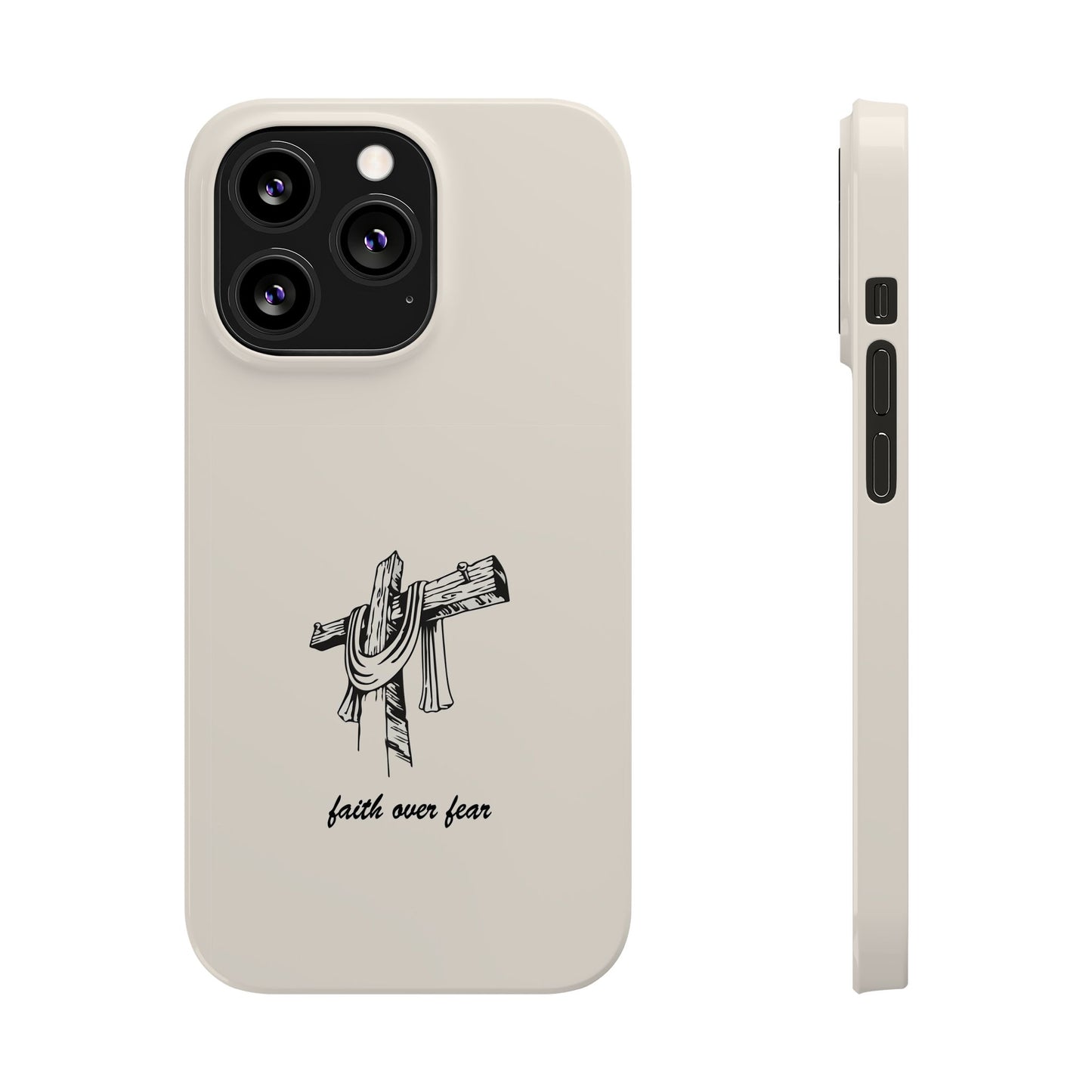 Faith Over Fear: Dual-Layer Phone Case
