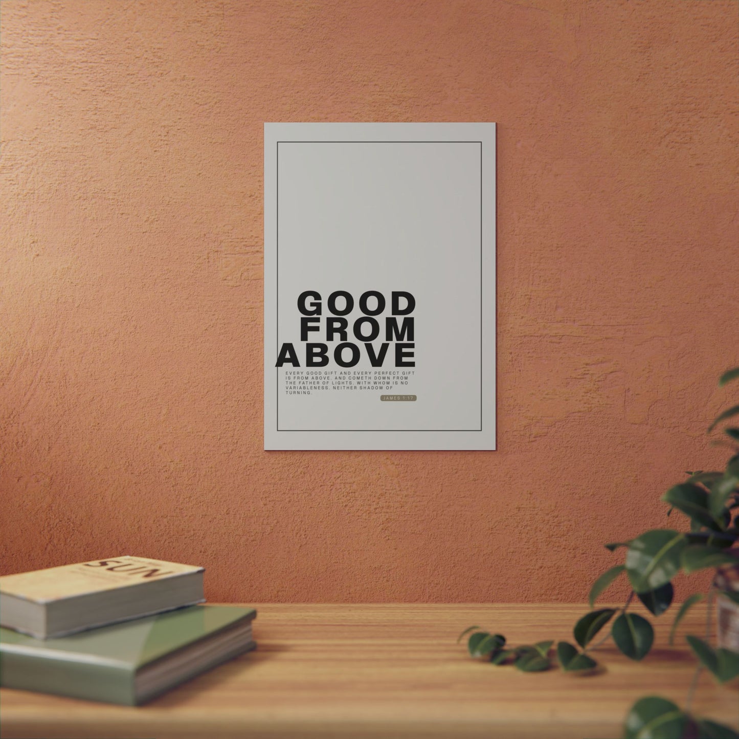 Good From Above - Christian Metal Poster