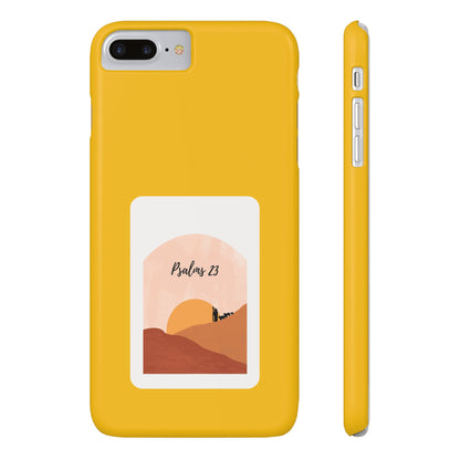 Dual-Layer Phone Case Inspired by Psalm 23 - #yellow