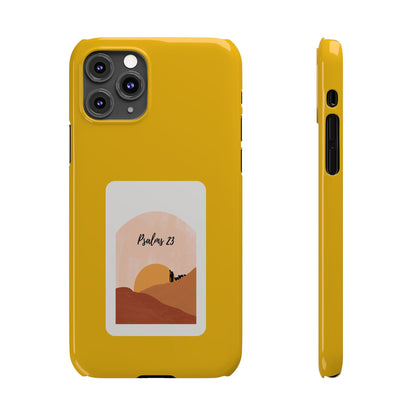 Dual-Layer Phone Case Inspired by Psalm 23 - #yellow