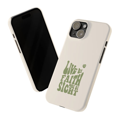 Live by Faith" Durable Phone Case – Trust in Every Moment