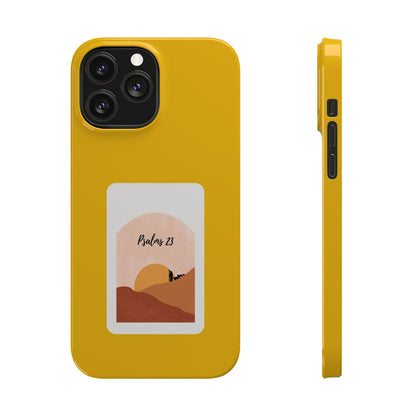 Dual-Layer Phone Case Inspired by Psalm 23 - #yellow