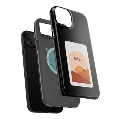 Dual-Layer Phone Case Inspired by Psalm 23 - #Black