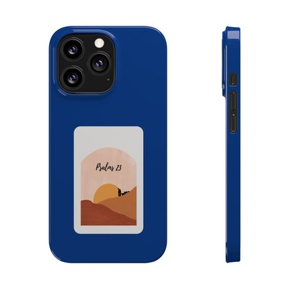 Dual-Layer Phone Case Inspired by Psalm 23 - #Darkblue