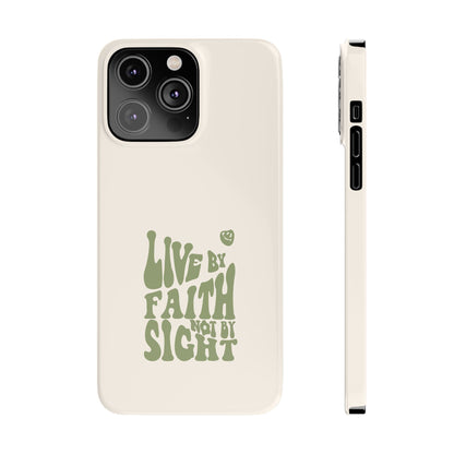 Live by Faith" Durable Phone Case – Trust in Every Moment