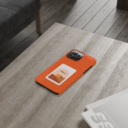 Dual-Layer Phone Case Inspired by Psalm 23 - #Orange