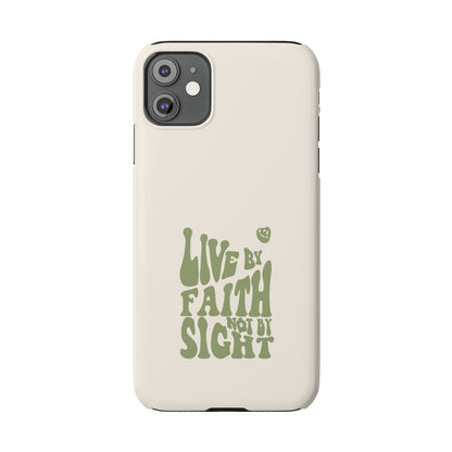 Live by Faith" Durable Phone Case – Trust in Every Moment