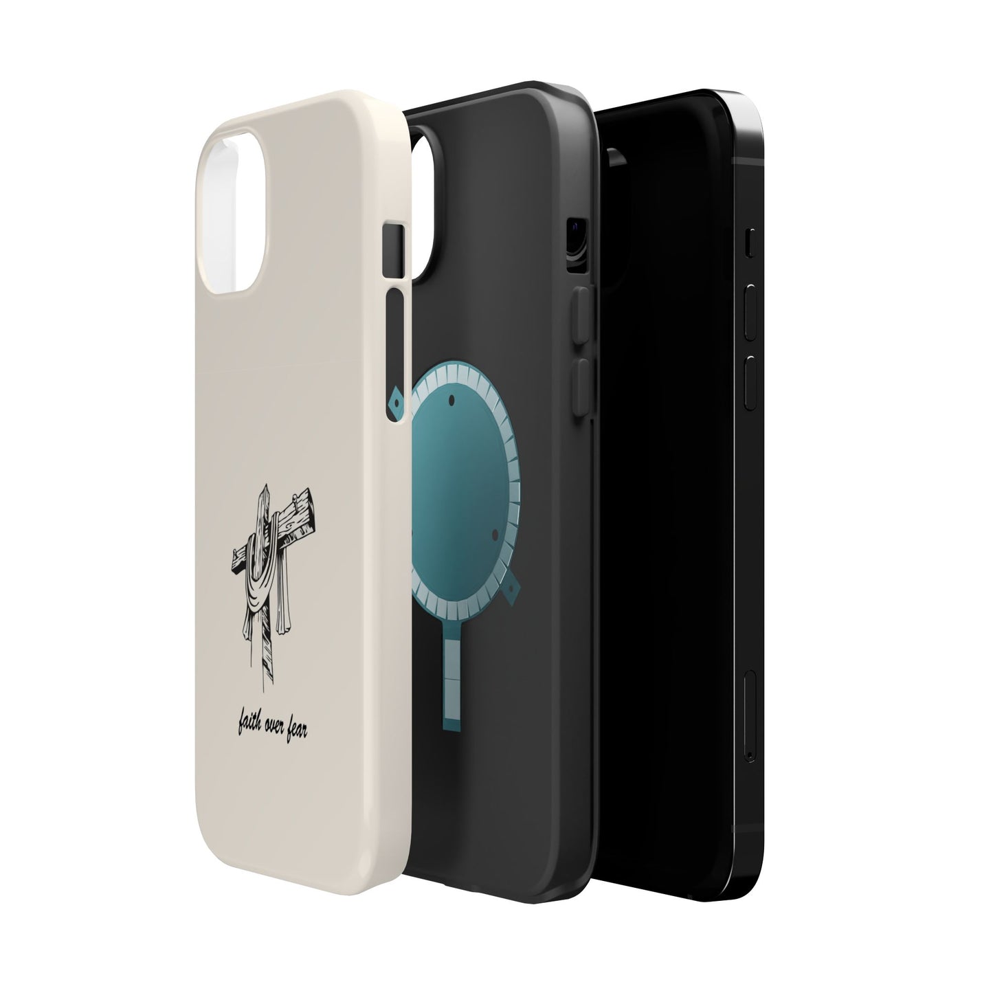 Faith Over Fear: Dual-Layer Phone Case