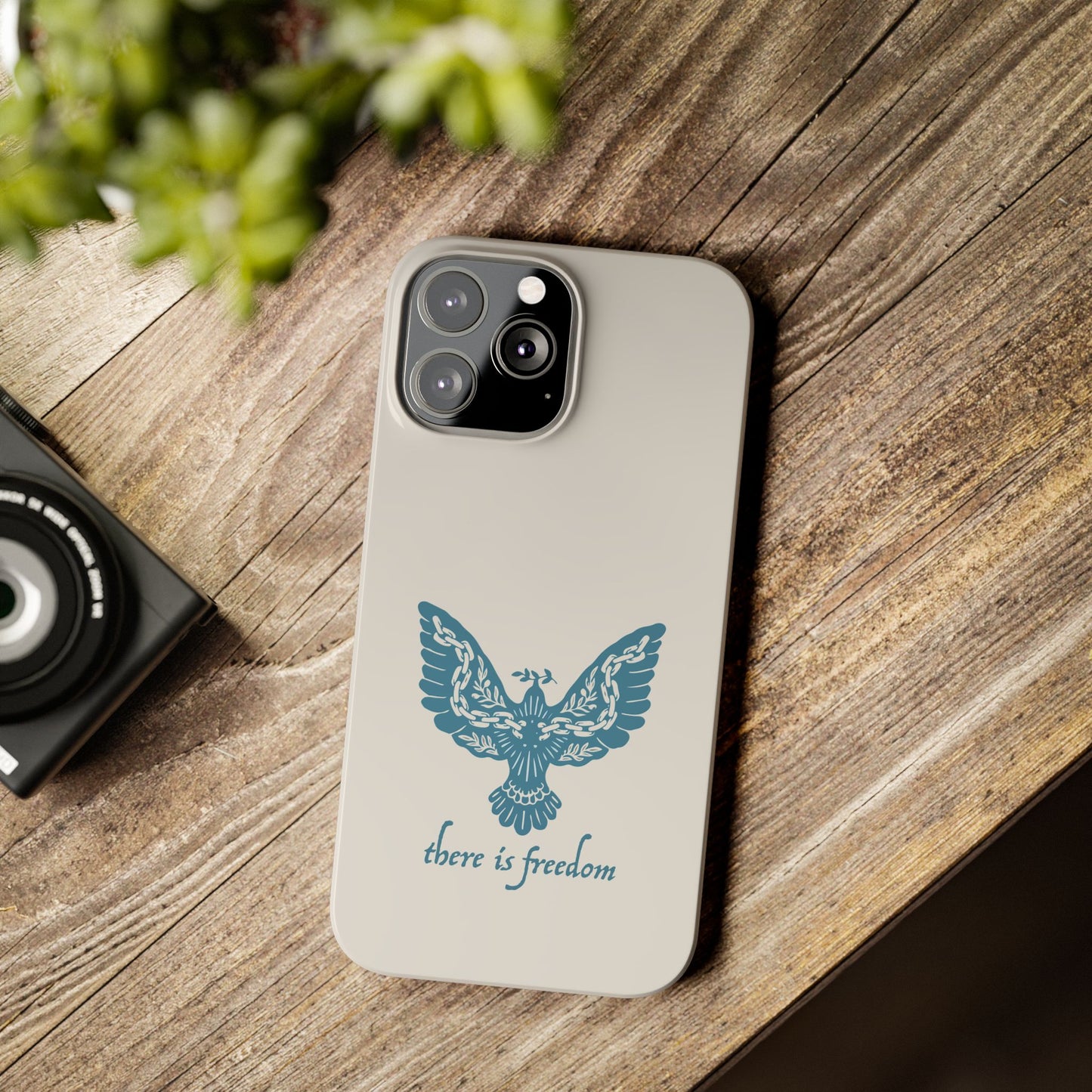 Freedom in Faith: Dual-Layer Phone Case