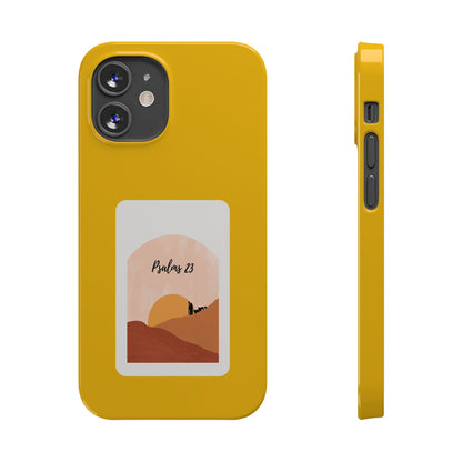 Dual-Layer Phone Case Inspired by Psalm 23 - #yellow