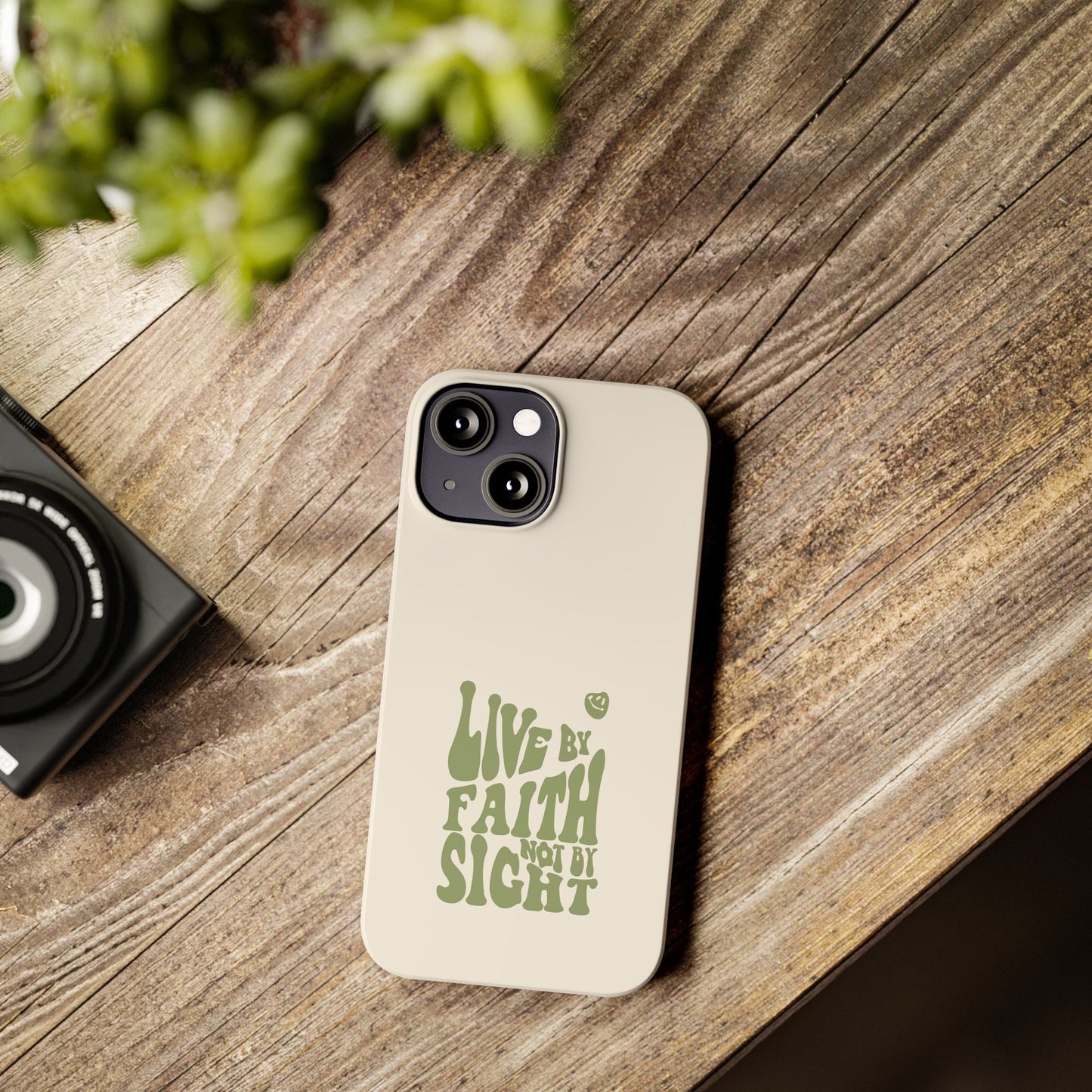 Live by Faith" Durable Phone Case – Trust in Every Moment