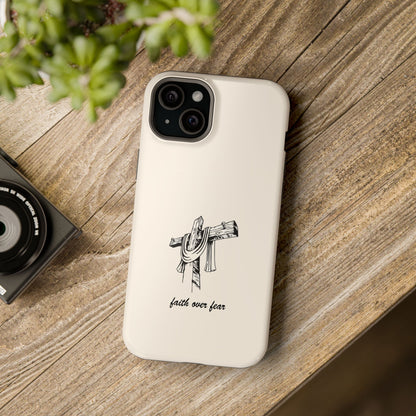 Faith Over Fear: Dual-Layer Phone Case