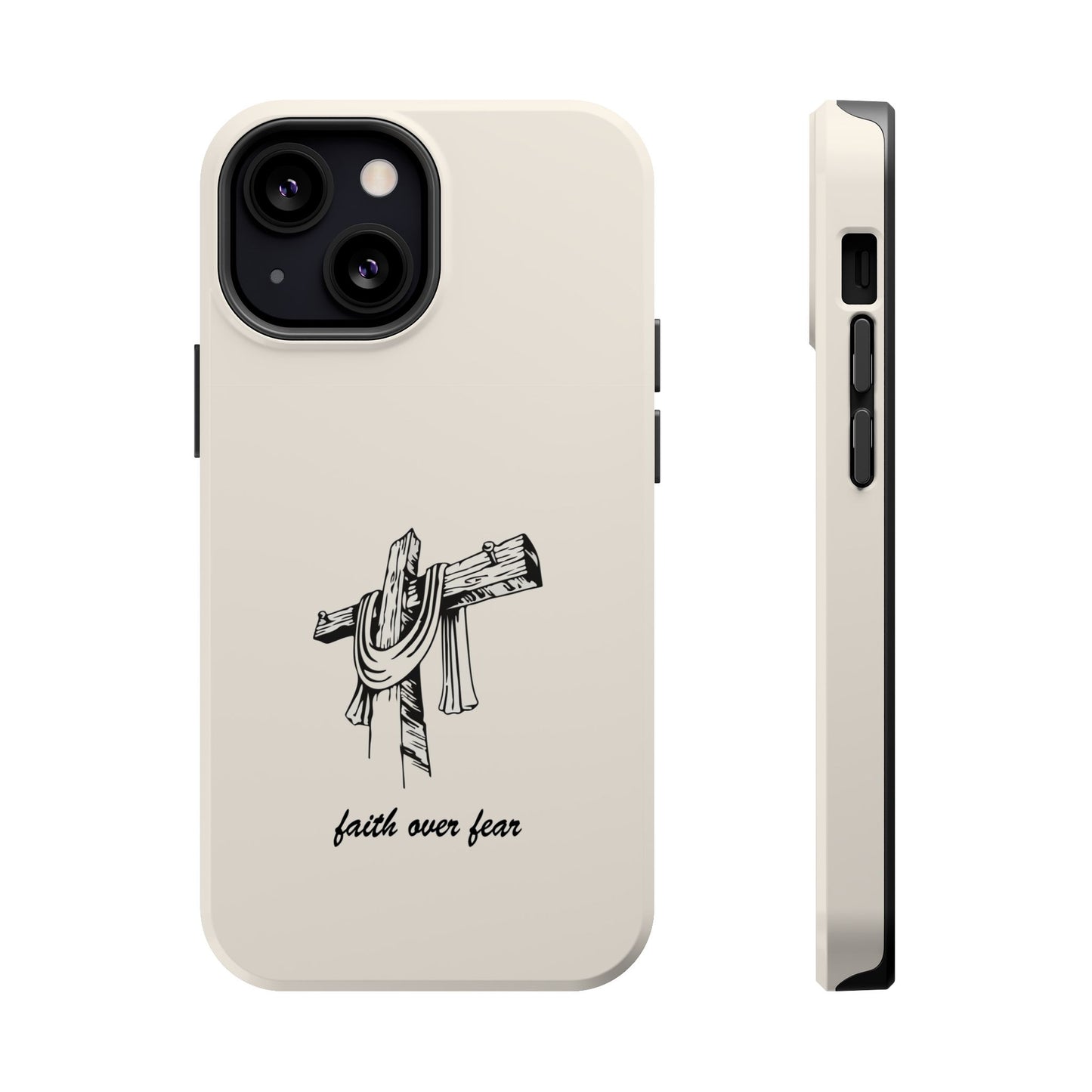 Faith Over Fear: Dual-Layer Phone Case