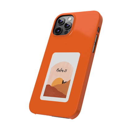 Dual-Layer Phone Case Inspired by Psalm 23 - #Orange