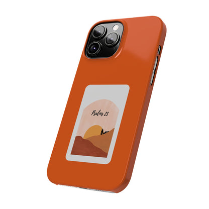 Dual-Layer Phone Case Inspired by Psalm 23 - #Orange