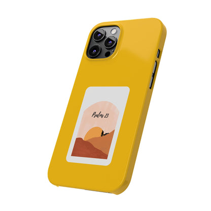 Dual-Layer Phone Case Inspired by Psalm 23 - #yellow