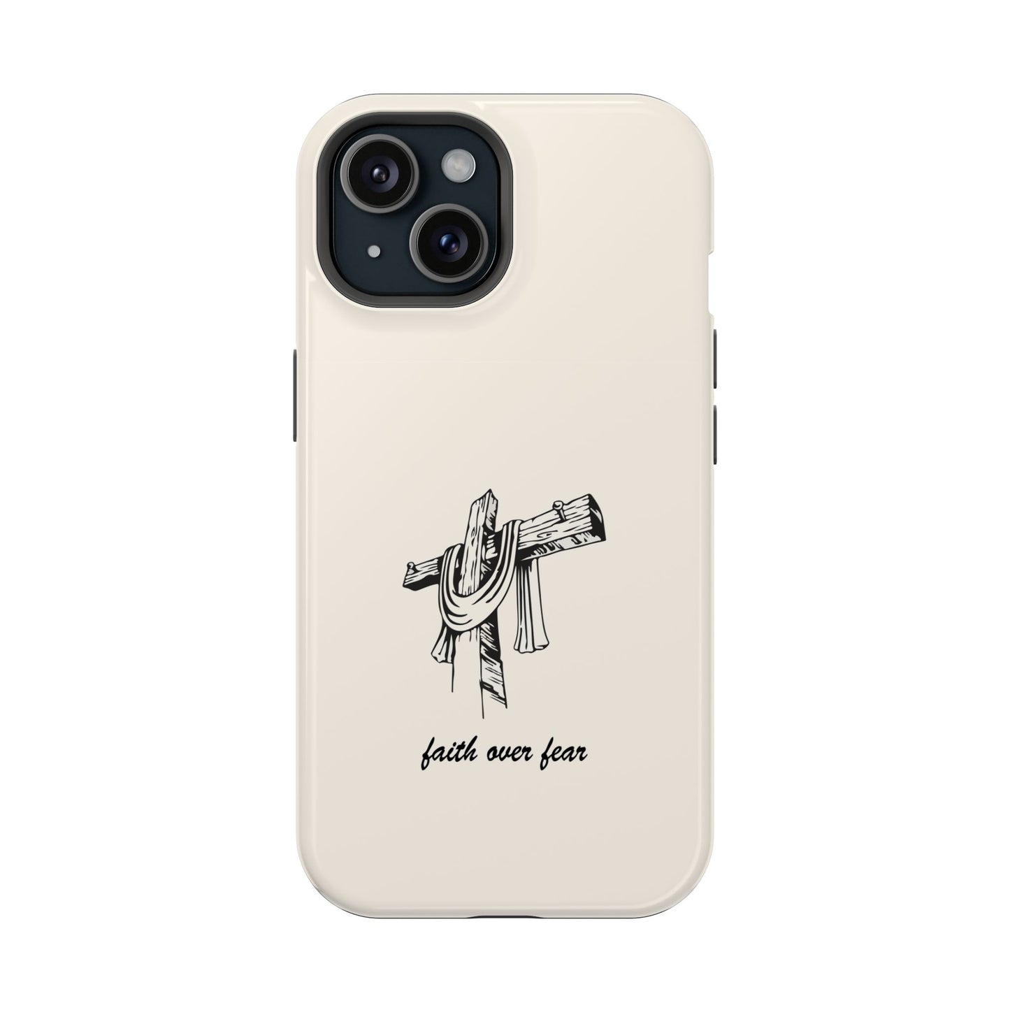 Faith Over Fear: Dual-Layer Phone Case