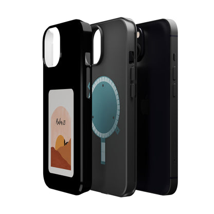 Dual-Layer Phone Case Inspired by Psalm 23 - #Black