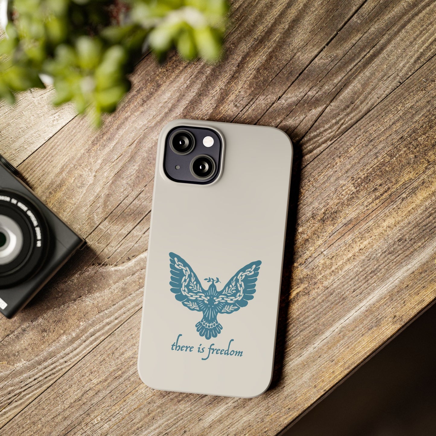 Freedom in Faith: Dual-Layer Phone Case