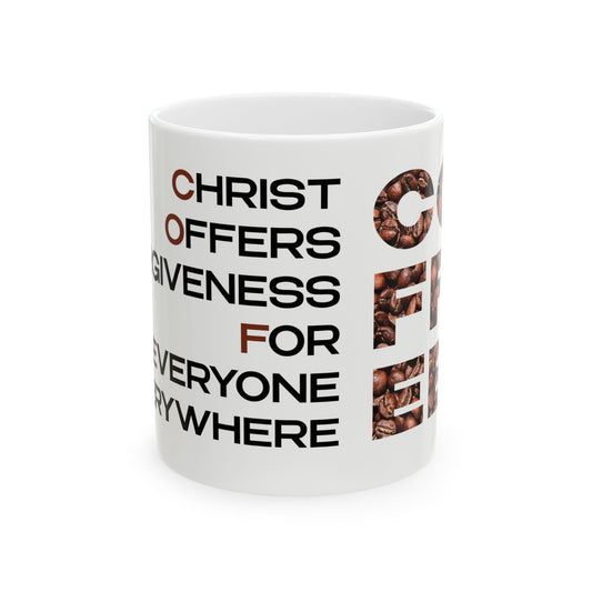 Christian-Inspired Ceramic Coffee Mug