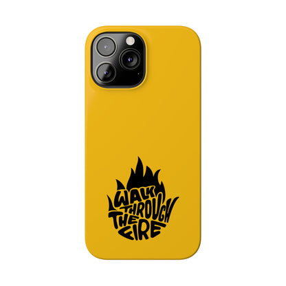 Walk Through Fire - Faith-Inspired Protective Phone Case