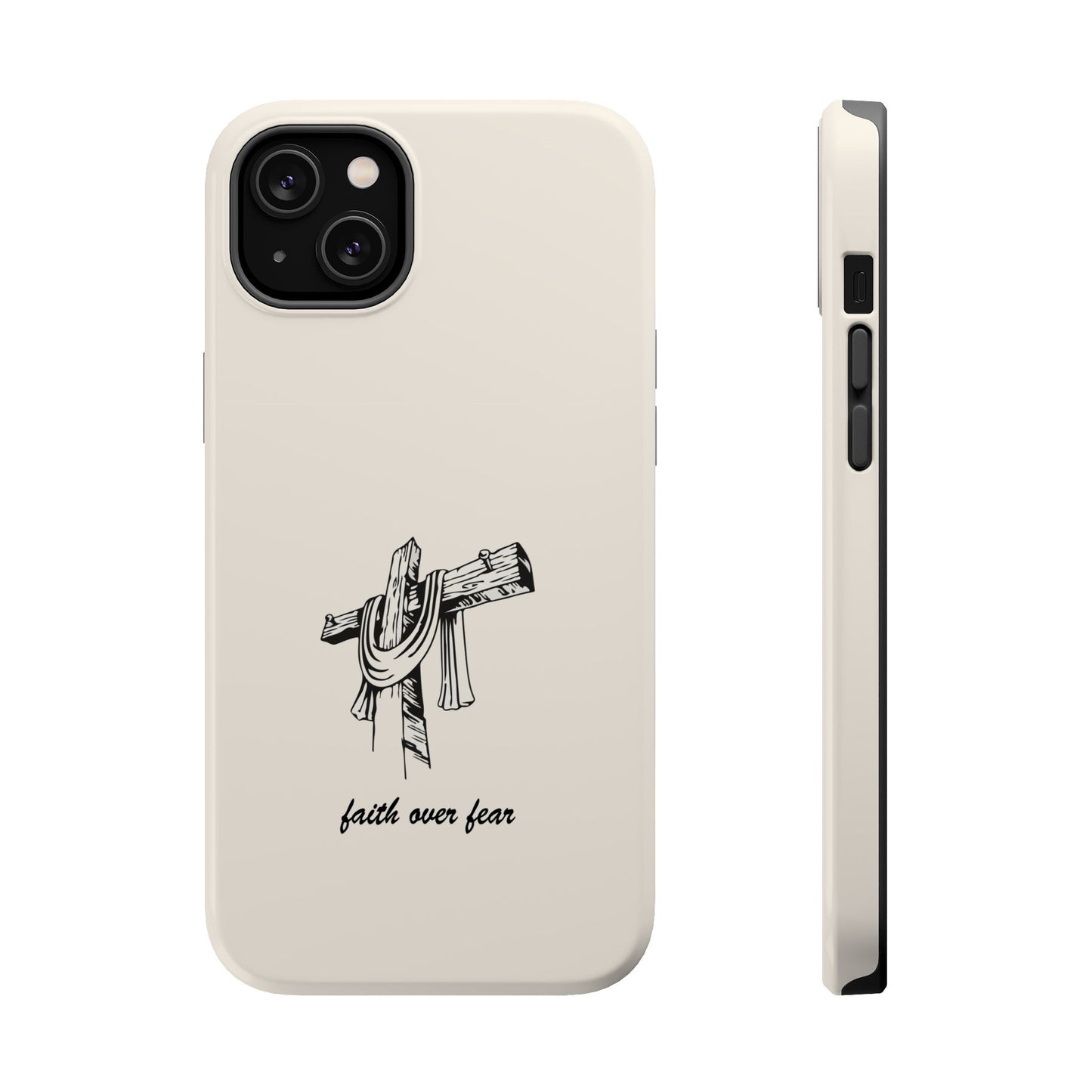 Faith Over Fear: Dual-Layer Phone Case