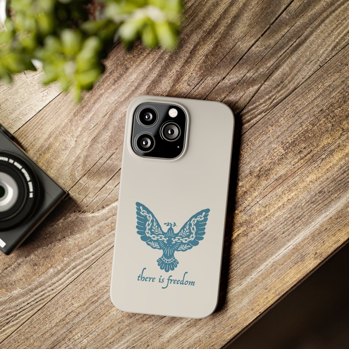 Freedom in Faith: Dual-Layer Phone Case