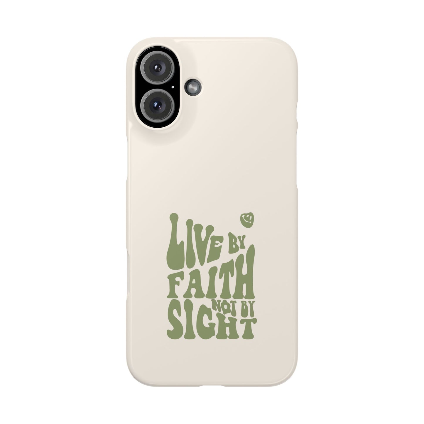 Live by Faith" Durable Phone Case – Trust in Every Moment