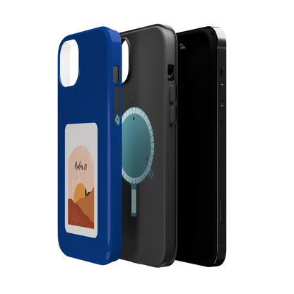 Dual-Layer Phone Case Inspired by Psalm 23 - #Darkblue