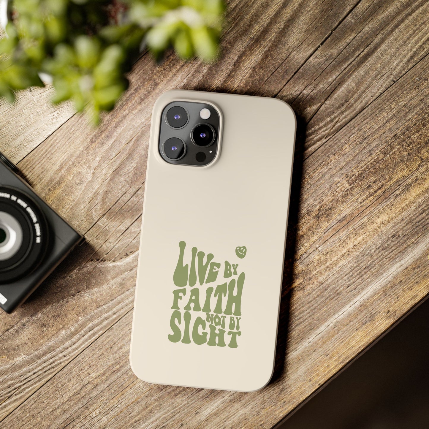 Live by Faith" Durable Phone Case – Trust in Every Moment