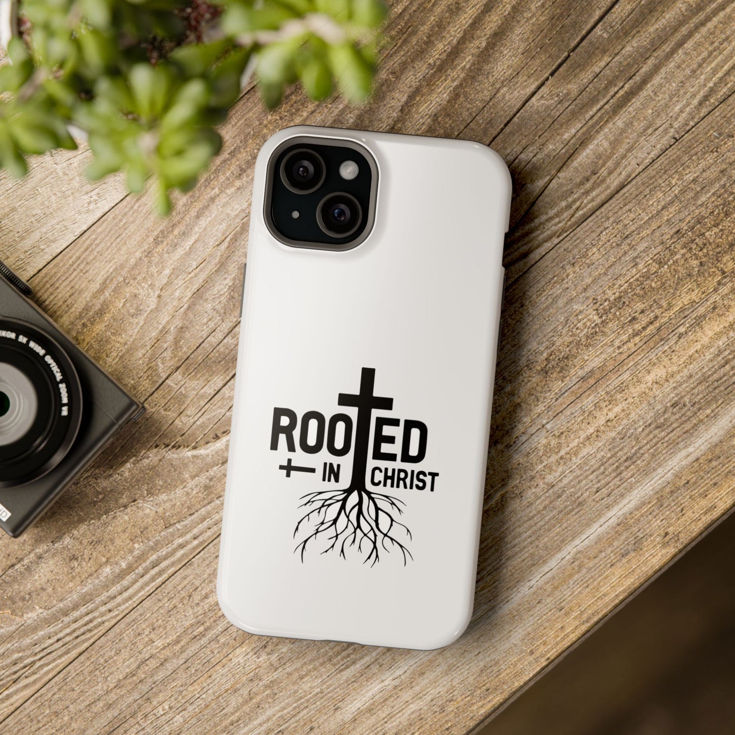 Rooted in Christ - Dual-Layer Phone Case