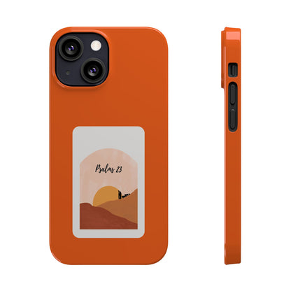 Dual-Layer Phone Case Inspired by Psalm 23 - #Orange