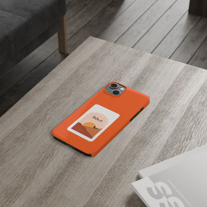 Dual-Layer Phone Case Inspired by Psalm 23 - #Orange