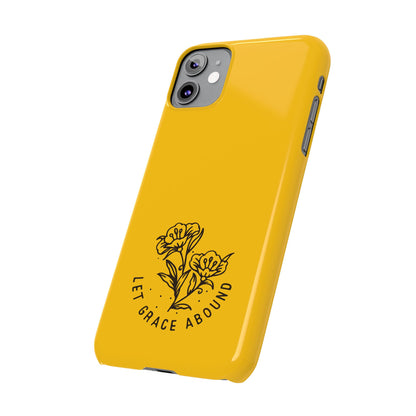 Let Grace Abound: Inspirational Phone Case