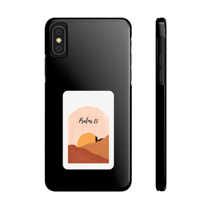 Dual-Layer Phone Case Inspired by Psalm 23 - #Black