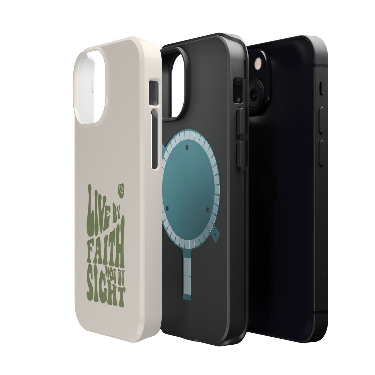 Live by Faith" Durable Phone Case – Trust in Every Moment