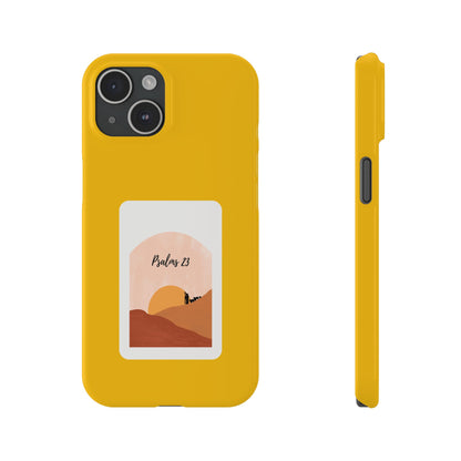 Dual-Layer Phone Case Inspired by Psalm 23 - #yellow