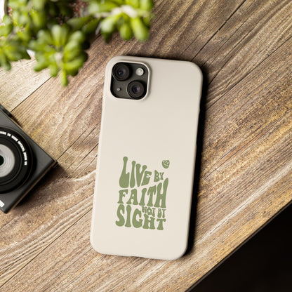 Live by Faith" Durable Phone Case – Trust in Every Moment