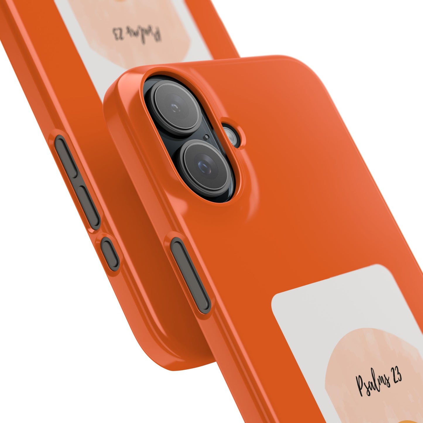 Dual-Layer Phone Case Inspired by Psalm 23 - #Orange