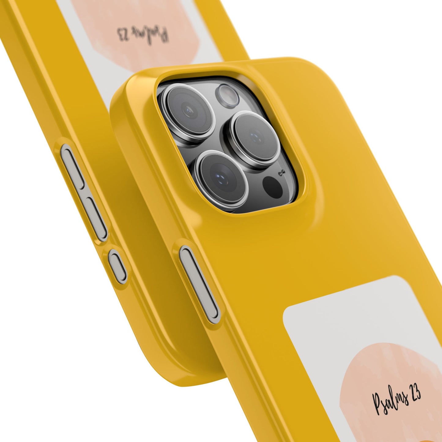 Dual-Layer Phone Case Inspired by Psalm 23 - #yellow